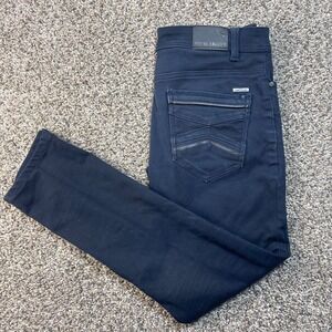 Stone Falcon Men's 30x30‎ Slim Fit Pants Navy Blue Stretch Casual Chino